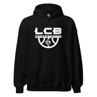 Unisex heavy blend hoodie black front 671cdfd907482